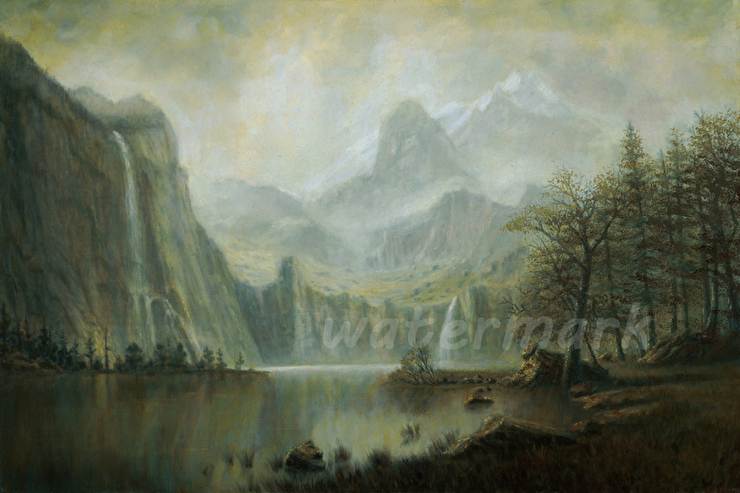 AFTER BIERSTADT’S “IN THE MOUNTAINS”