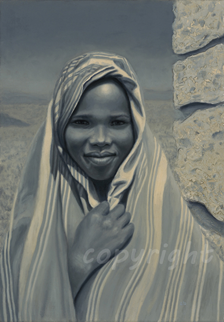 YOUNG QUEEN OF SHEBA IN AZURACCIO