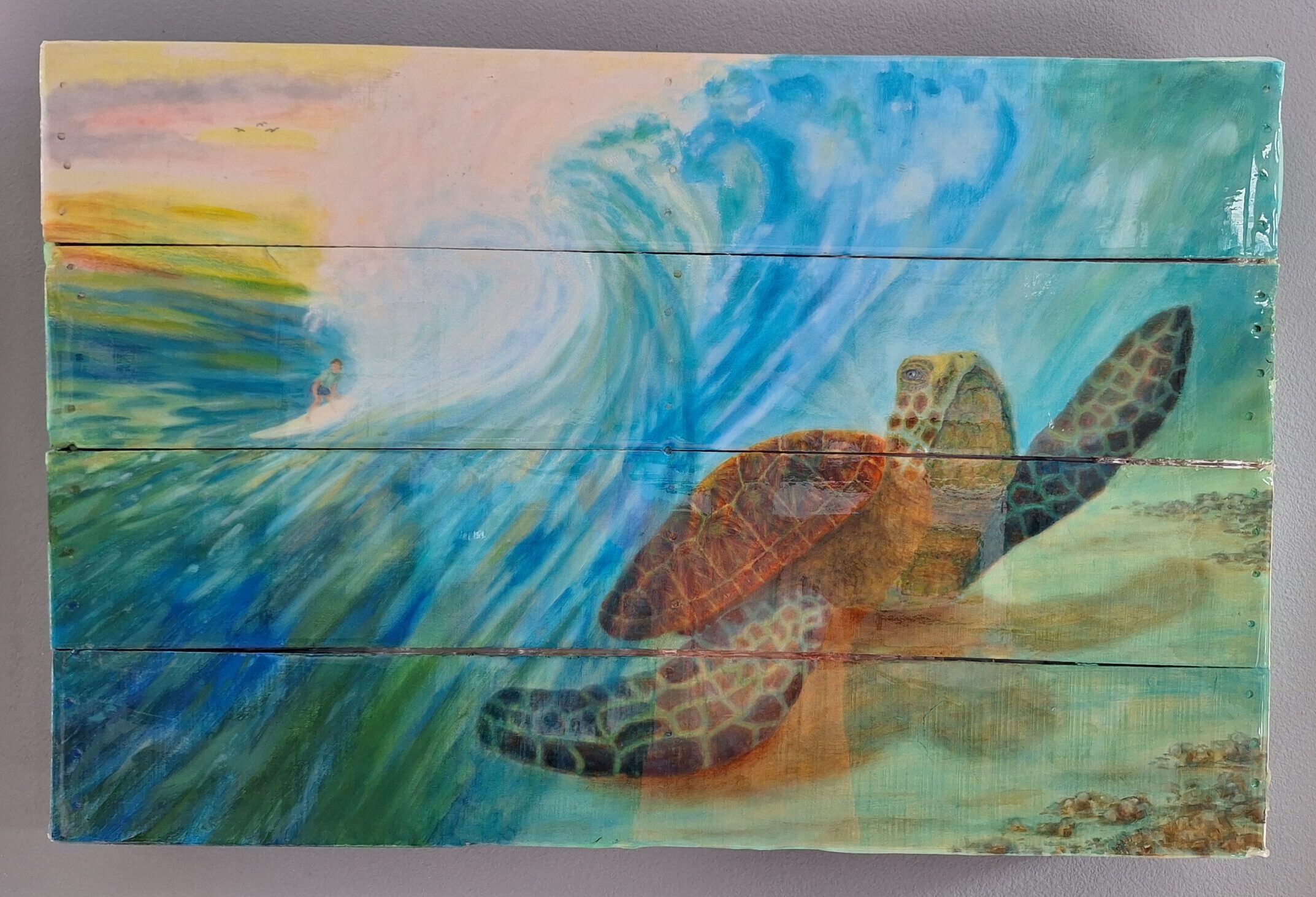 Surfing Loggerhead
